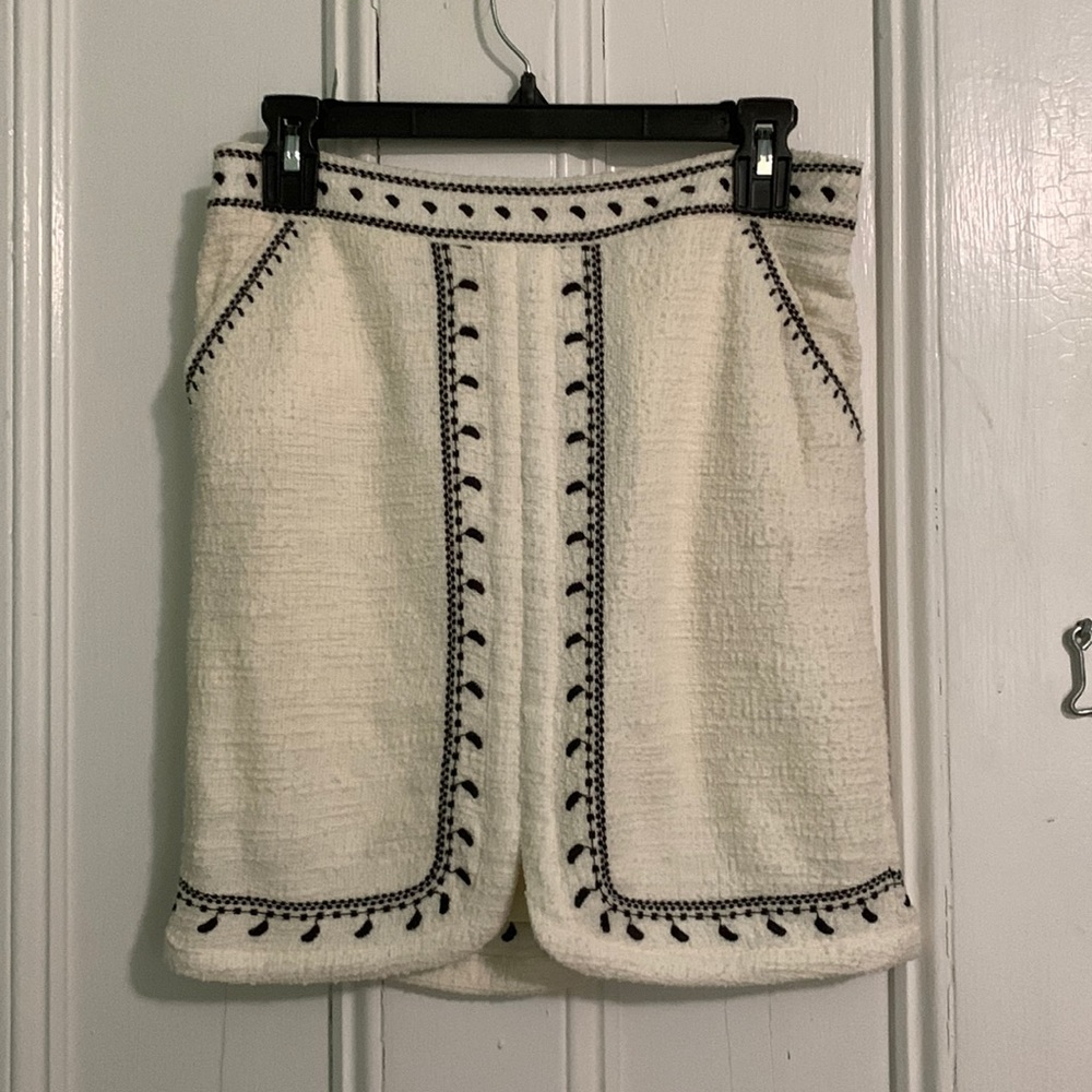 Anthropologie Dolan Left Coast Tulley Textured Mini Skirt XS